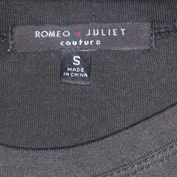 Holographic Crew Neck Black Shirt - Picture 4 of 5